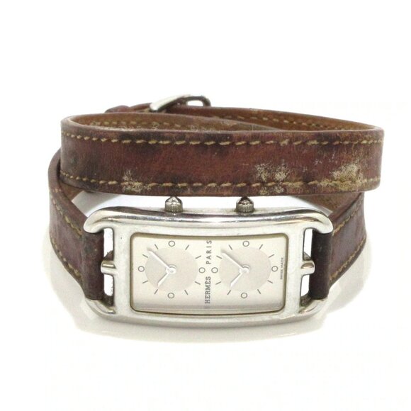 HERMES Cape Cod Double Tour CC3-210 1****** Dark Brown Women\'s Wrist Watch main image 8
